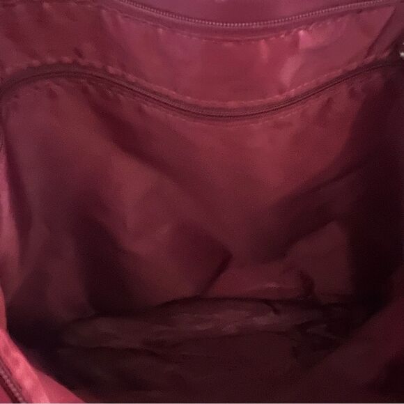 JM New York Bag Joy Mangano Burgundy Wine & Silver NWOT - Picture 9 of 16